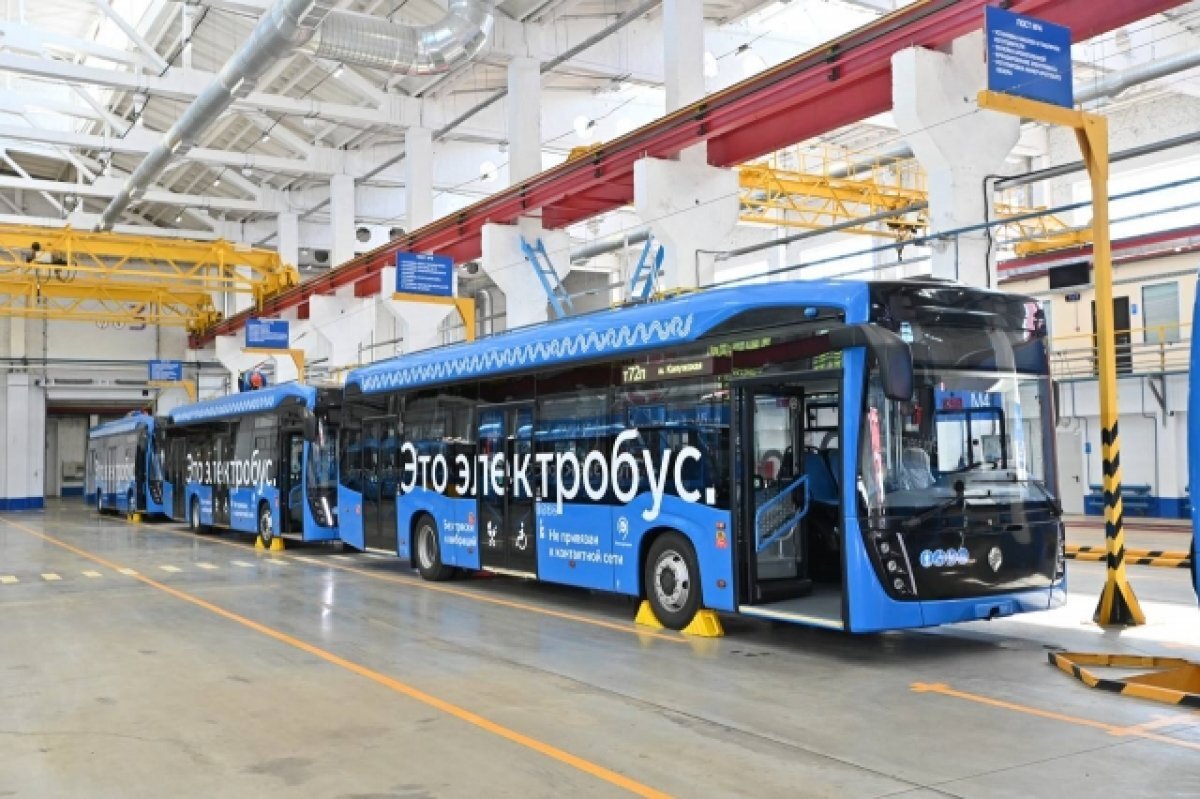   Собянин: до конца года Москва получит около 400 отечественных электробусов