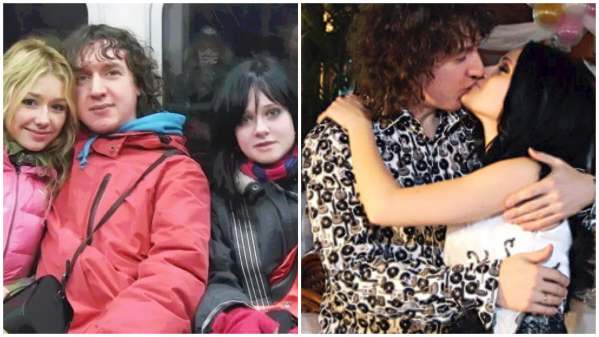 Слева Сергей встречается с Лерой, а справа уже женат на Наташе