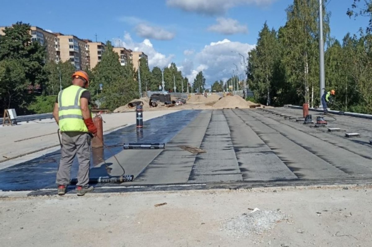    В Петрозаводске завершается основной этап капремонта моста на Антикайнена