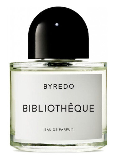Bibliothèque Byredo — это аромат для мужчин и женщин, он принадлежит к группе цветочные древесно-мускусные. Bibliothèque выпущен в 2017 году. Верхние ноты: Слива и Персик; средние ноты: Фиалка и Пион; базовые ноты: Кожа, Пачули, Ваниль и Мускус