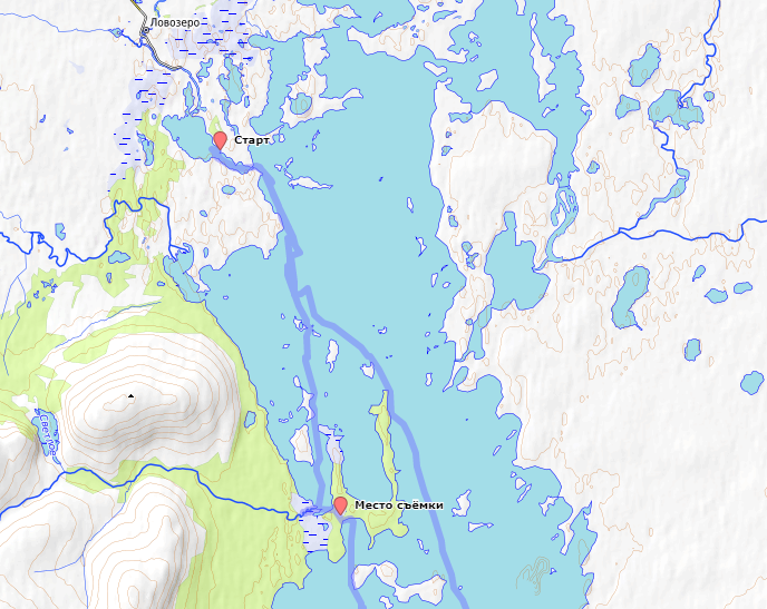 Карта озеро ловозеро мурманская область