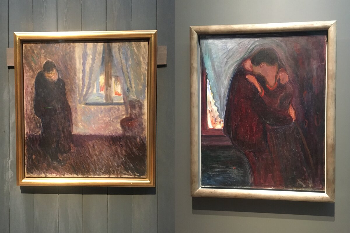 Поцелуй у окна (1891). Поцелуй (1897).