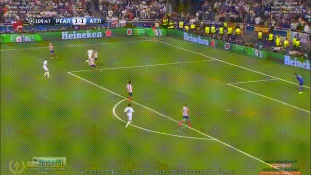 2:1. Гарет Бэйл. 110 минута.