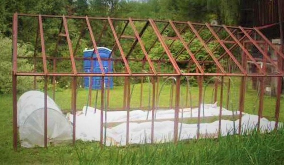 Теплица из трубы ПНД своими руками | Greenhouse plans, Diy greenhouse plans, Greenhouse