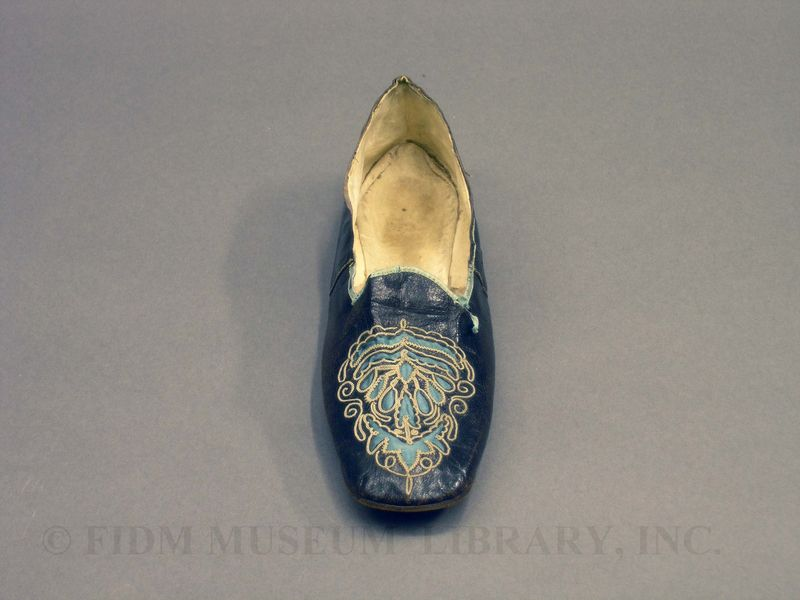 Домашняя туфелька, 1850-75. Из коллекции Fashion Institute of Design & Merchandising (Лос-Анджелес) 