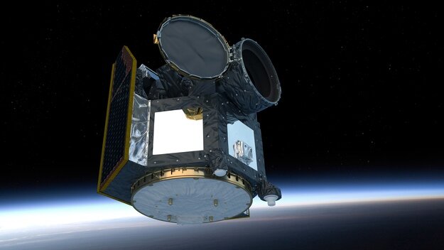 Впечатление художника от CHEOPS. Предоставлено: ESA / ATG medialab.