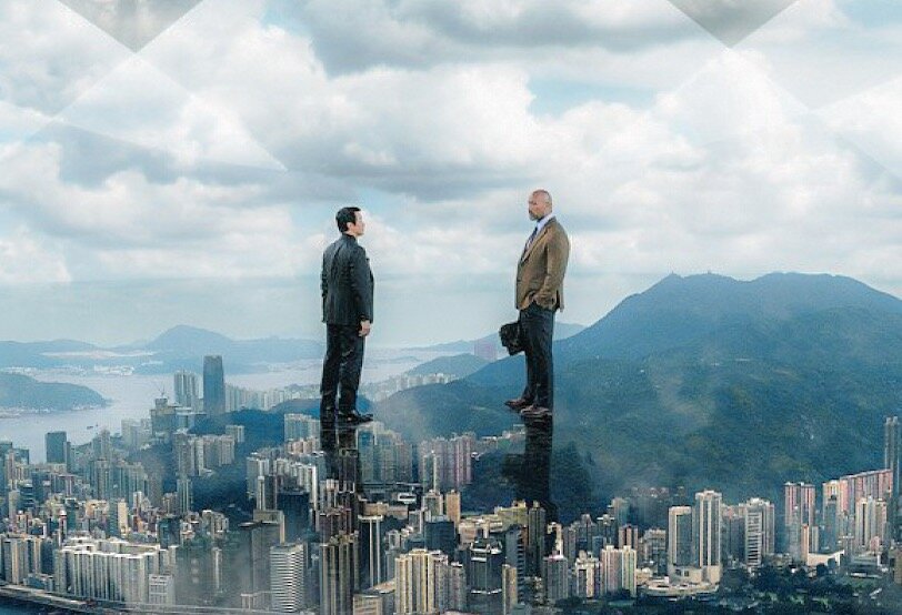 Кадр из фильма «Небоскрёб»