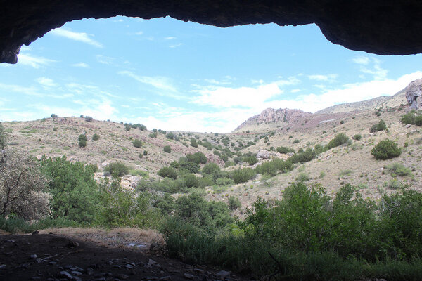 Вид из пещеры Блэк Джек