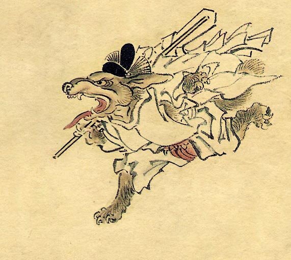 фрагмент иллюстрации Каванабэ Кёсая