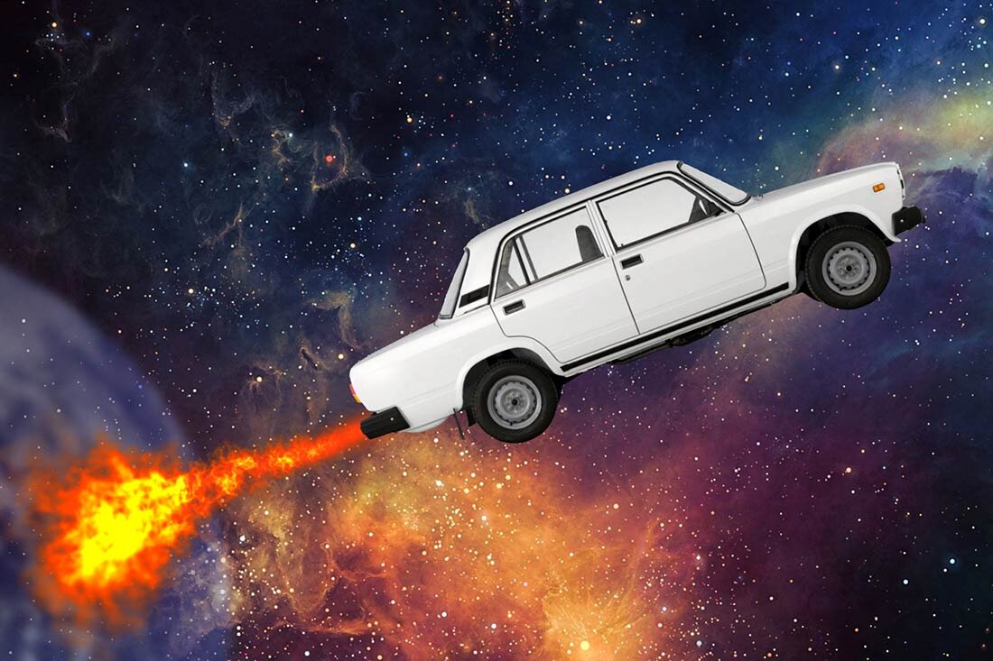 Машина в космосе