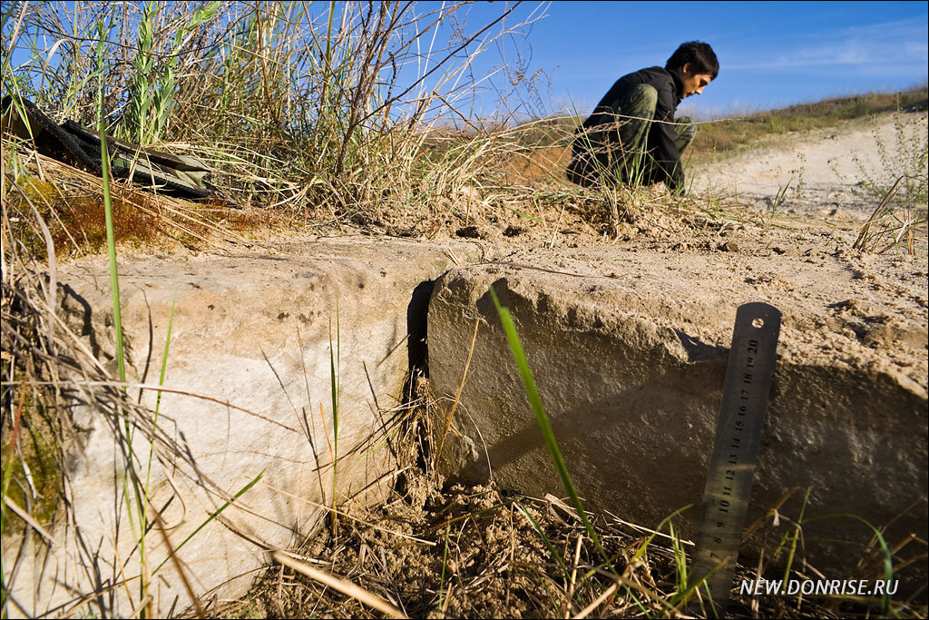 Измерение толщин плит в различных местах «дороги»