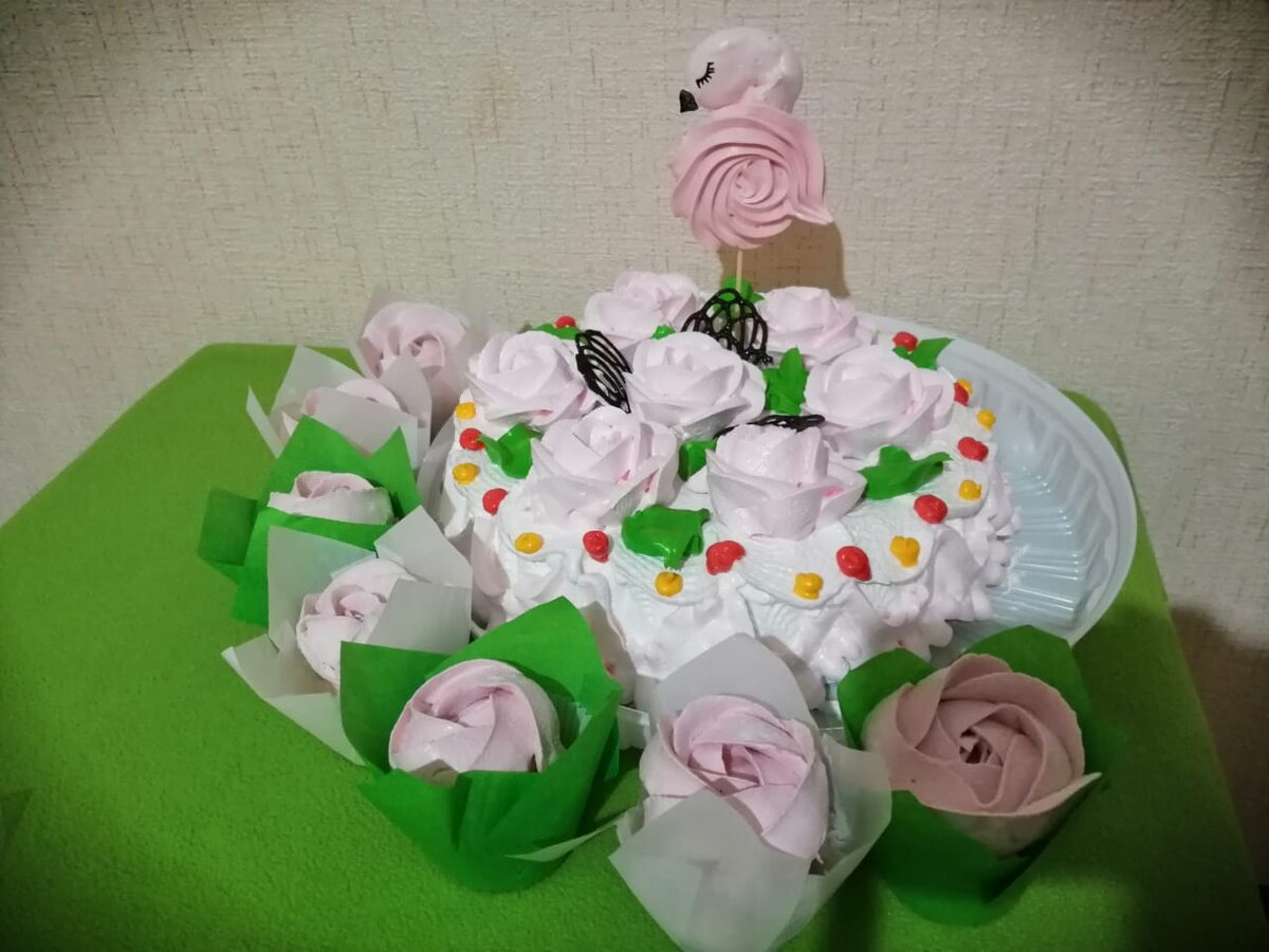 Тортик и зефир