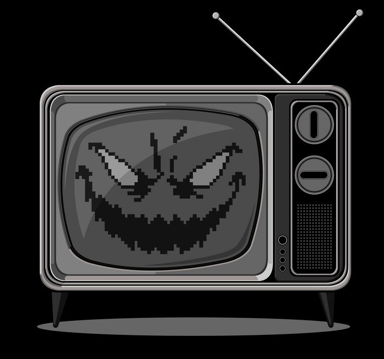Many people think that television is evil. Злой телевизор. Телевизор враг.