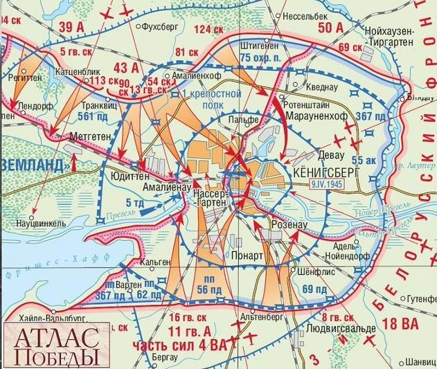 Восточно прусская операция карта