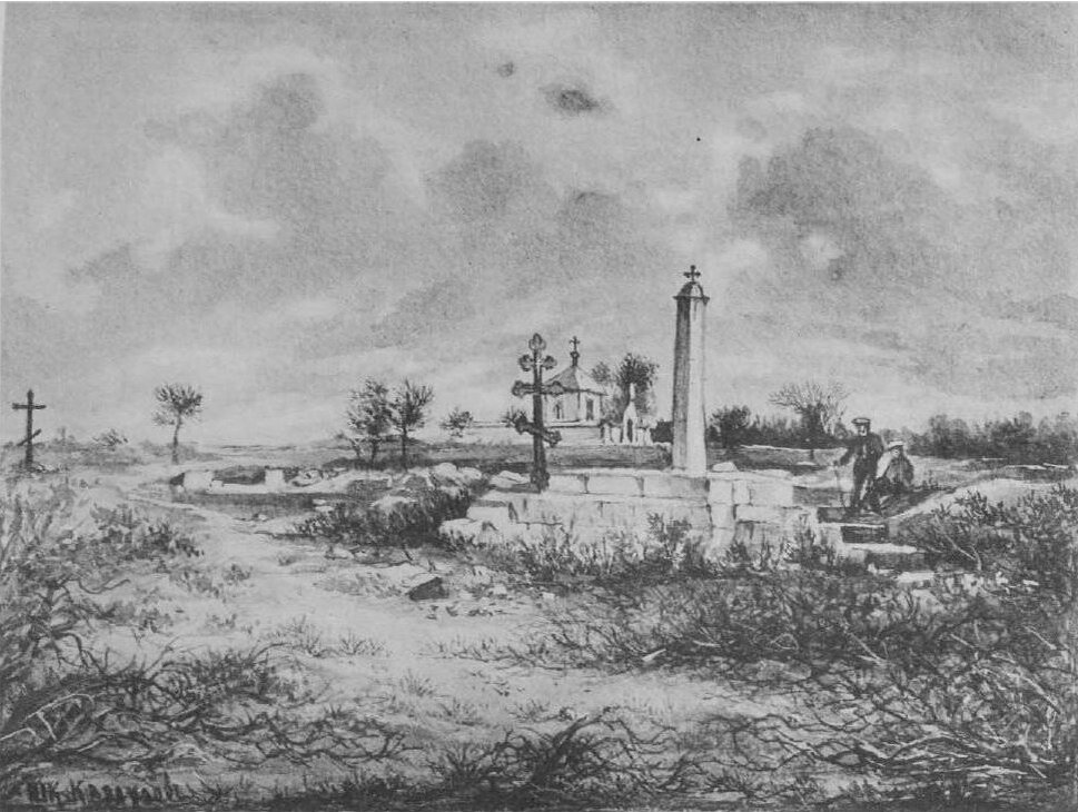  Братская могила чинов 138-го Болховского и 137-го Нежинского полков, убитых в сражении при д. Есерджи 14 июля 1877 года.