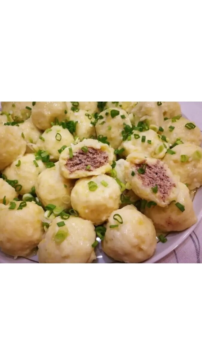 Картофельные сырные ньокки фаршированные мясом..источник фото яндекс!!