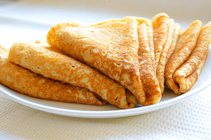 Блинчики без молока 