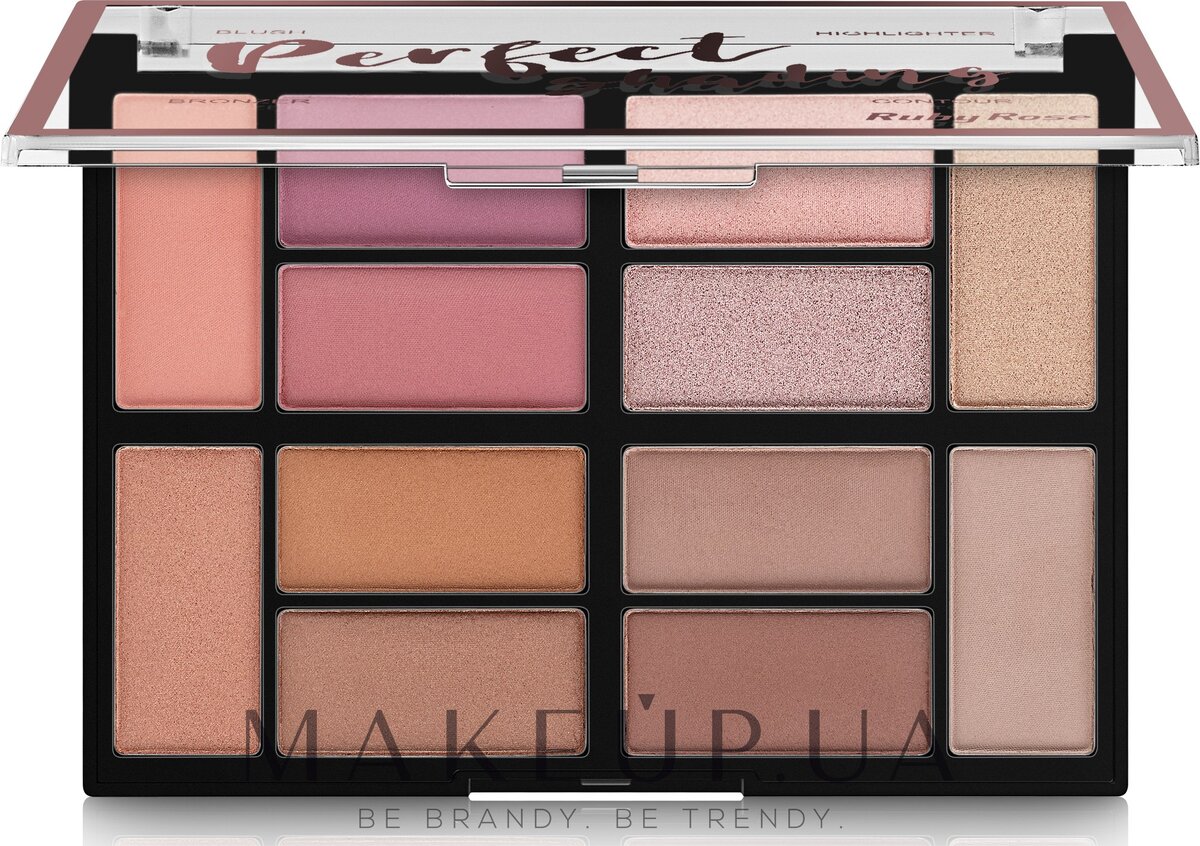 Палетка для лица PERFECT SHADING RUBY ROSE НВ-7220, цена: 400 руб. Фото https://makeup.com.ua/