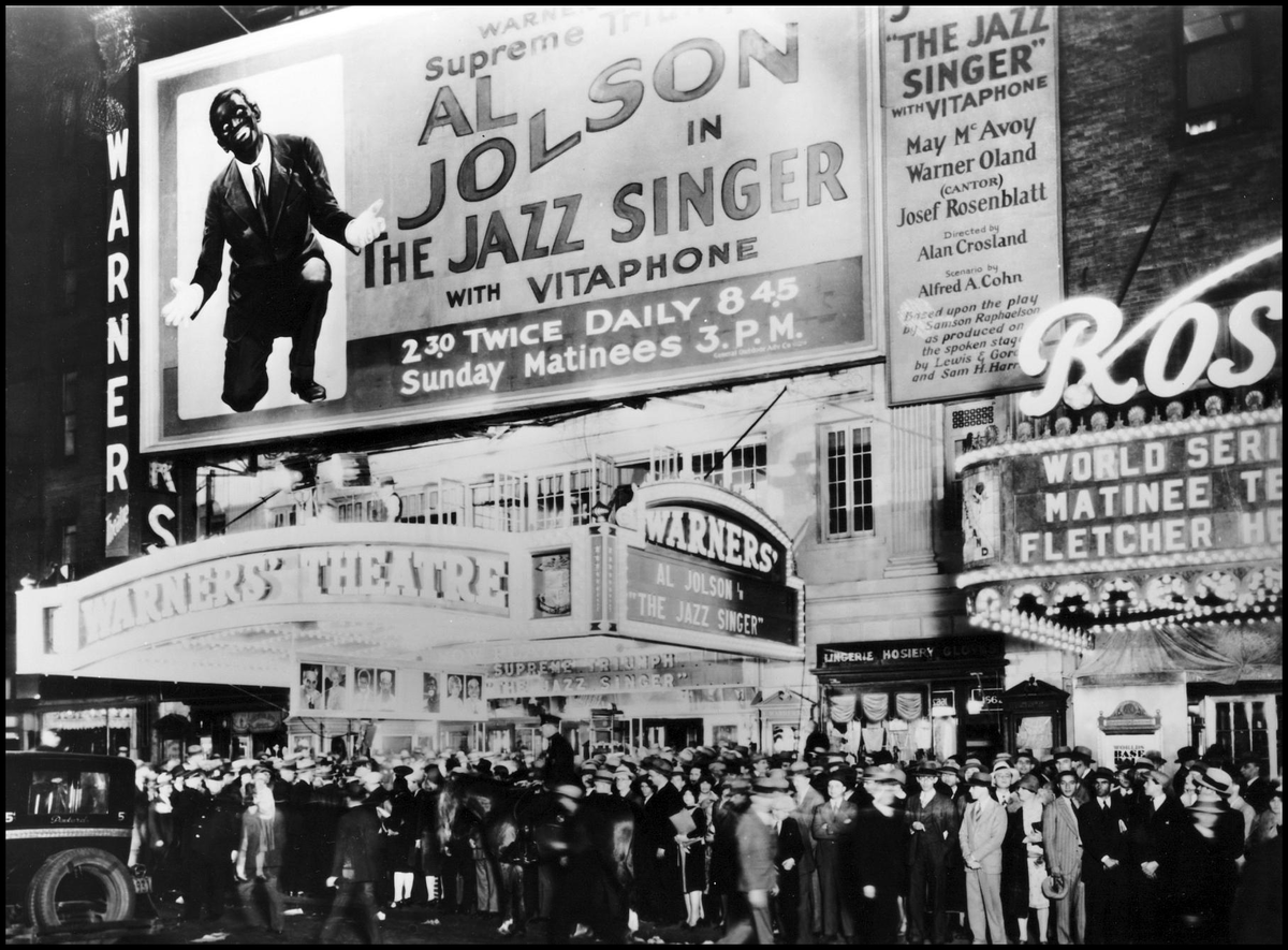 "Певец джаза" 1927 год. Начало "Золотого века" Голливуда.