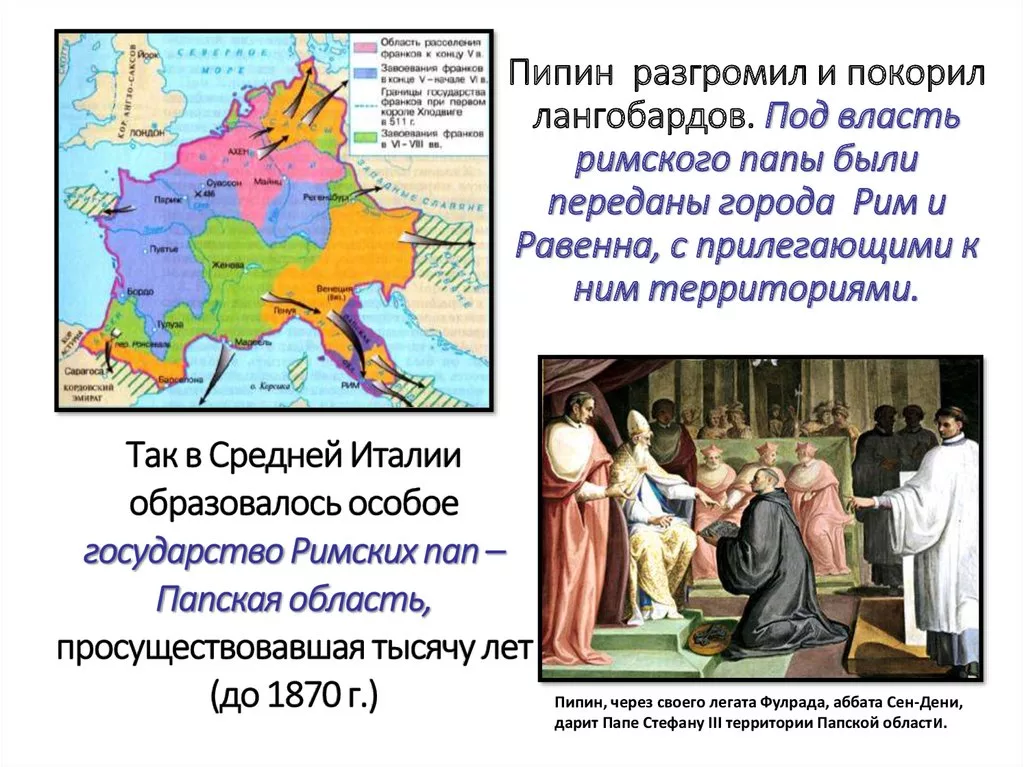 Договор между папой римским и государством. Папское государство. Папская область государство. Папское государство образовалось в. Территория государства Папская область.