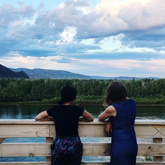 Кызыл, республика Тува, вид на р. Енисей