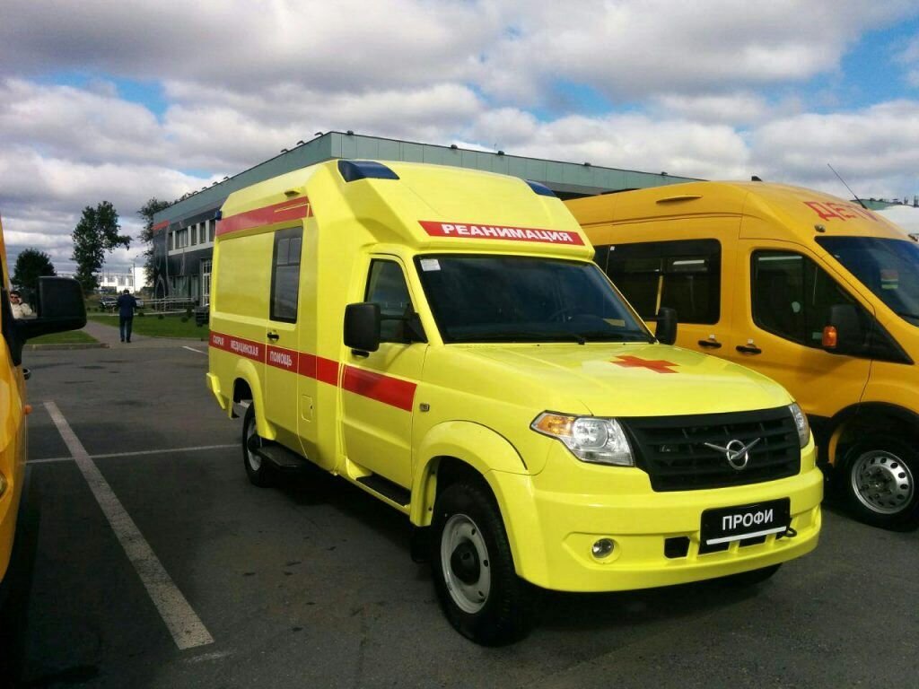 Показ автомобиля УАЗ Профи Реанимация на заседании Госсовета в 2017 году