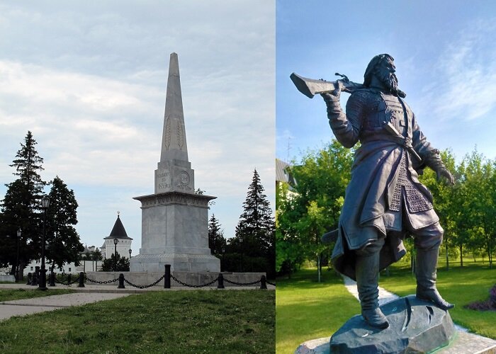 Фото Яндекс Картинки.    Памятники Ермаку Тимофеевичу