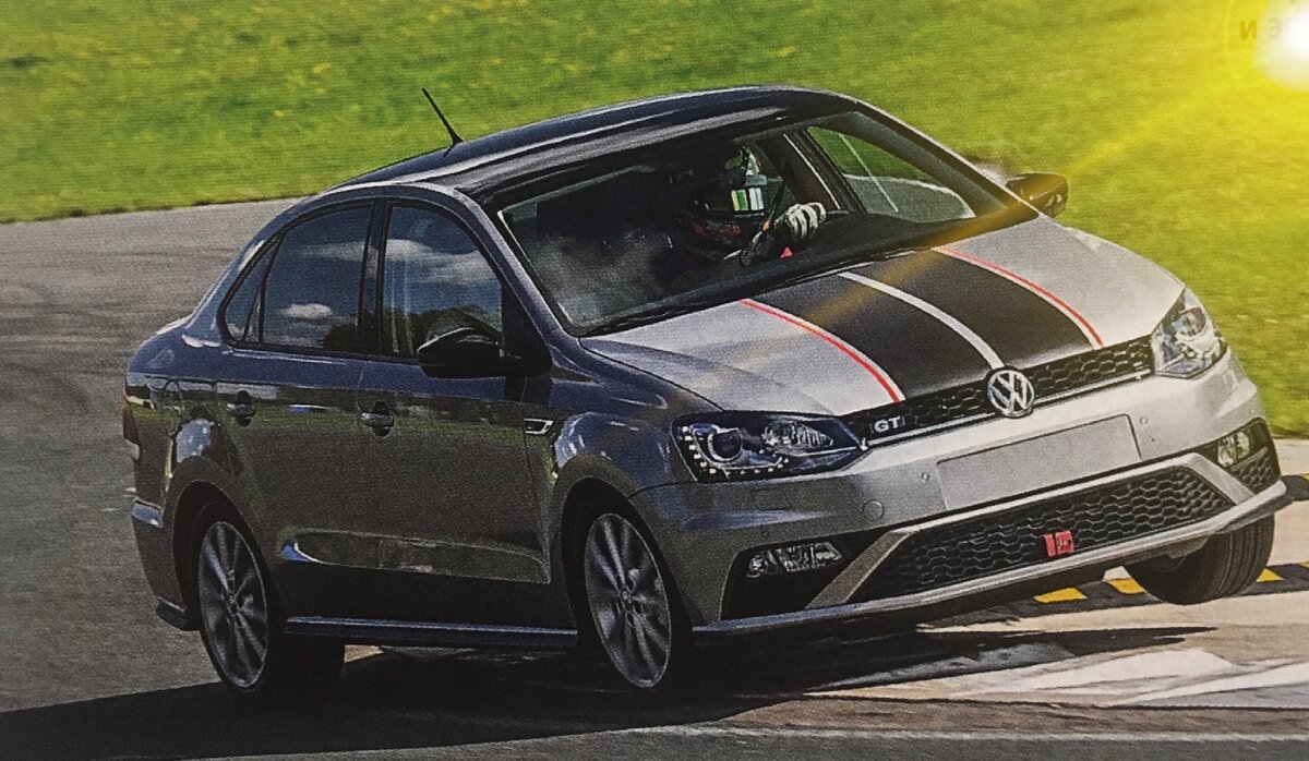 Полосы на VW Polo sedan gt