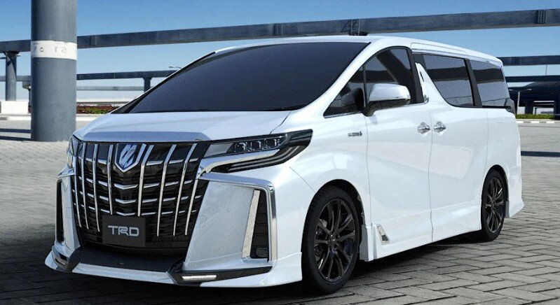 Toyota Alphard TRD - максимальная комплектация