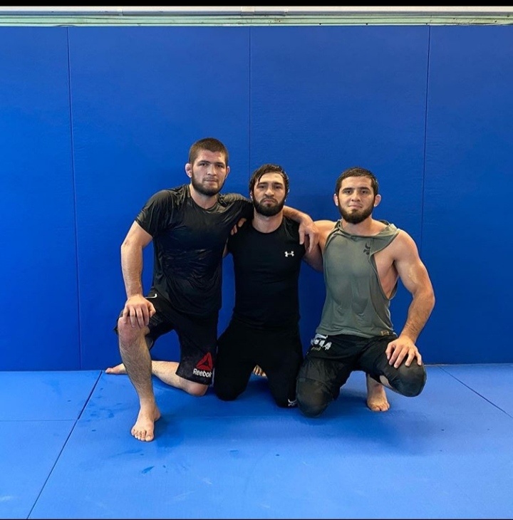 Во время тренировок с братьями