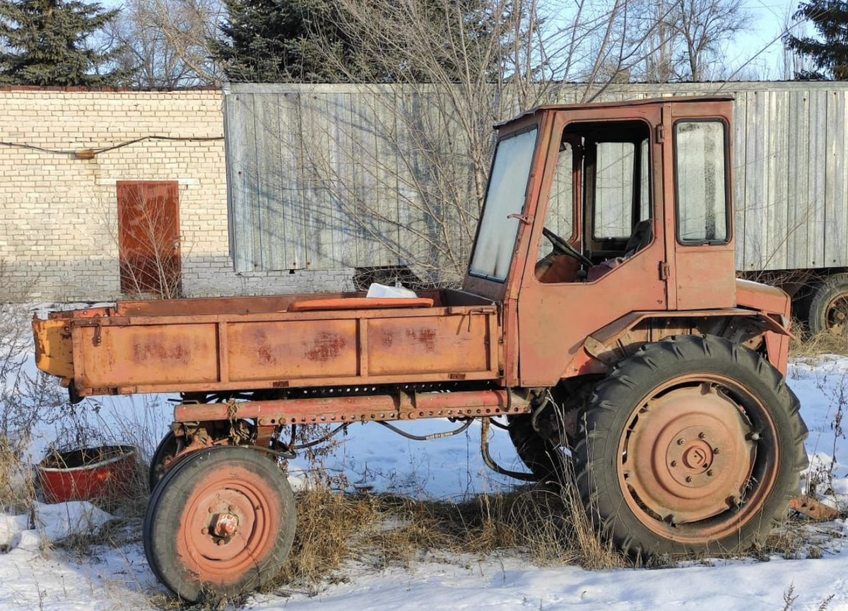 Самодельный мини трактор из деталей УАЗ-469