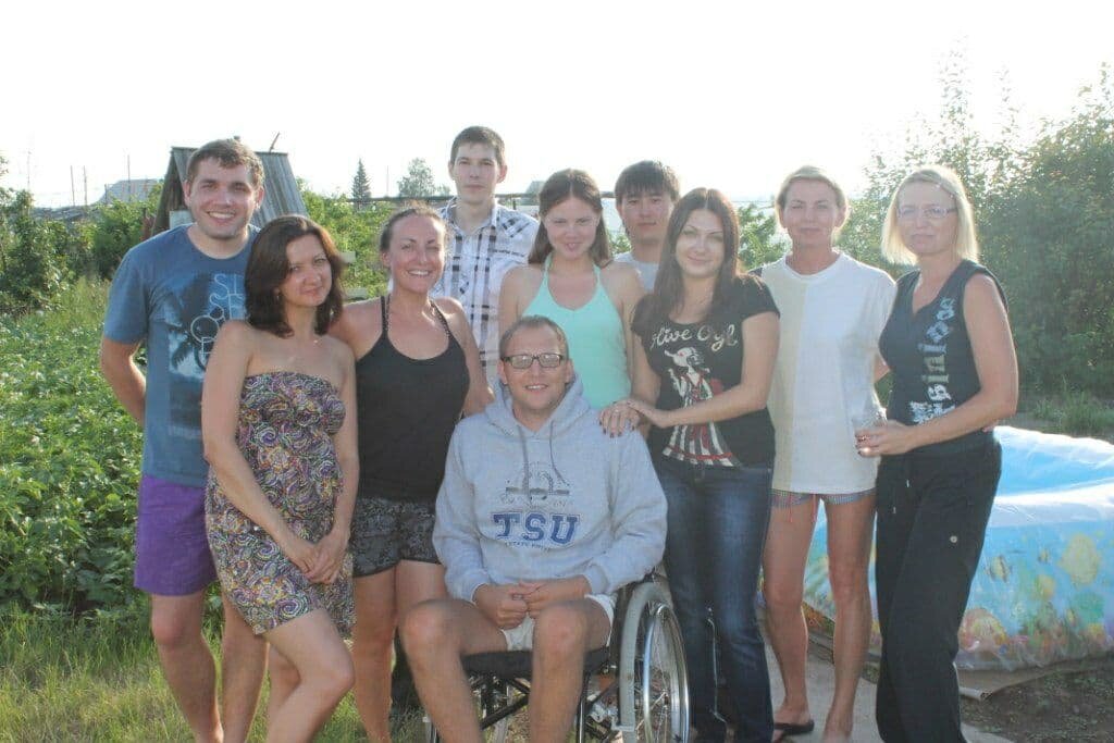 Фото 2 года спустя травмы. Первое фото в коляске. До этого я стеснялся фотографироваться 