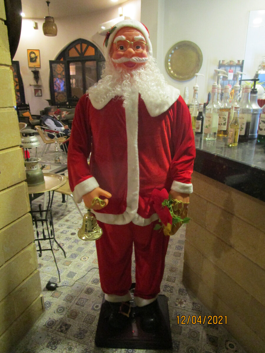 Merry Christmas - Хургада. Моё фото для статьи на Яндекс Дзене "Египет на Новый год, как отели в Хургаде будут отмечать Новый год 2022"