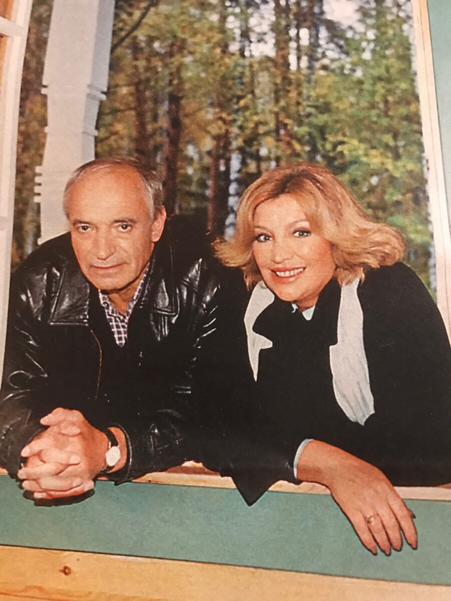 С женой Ольгой Остроумовой