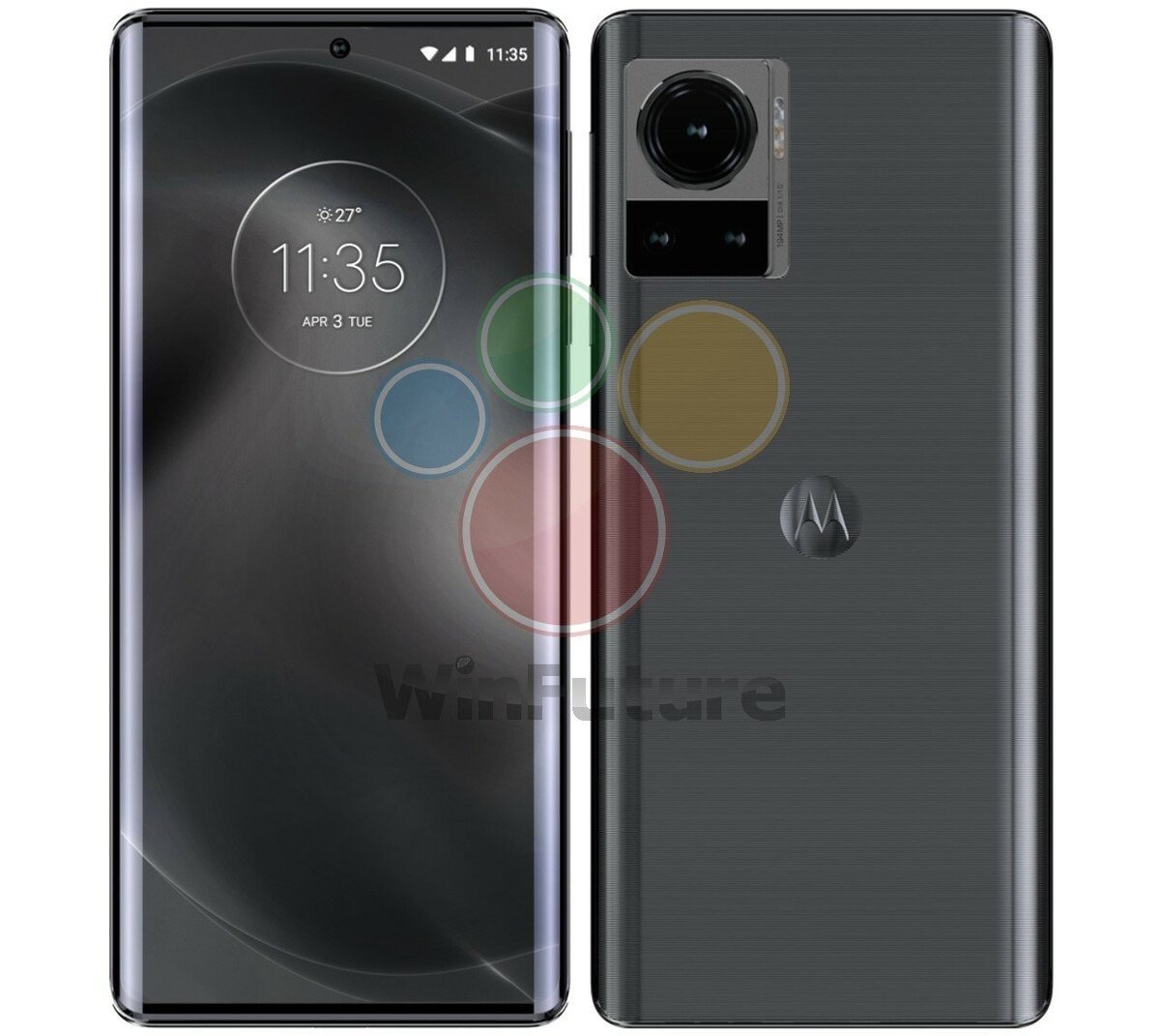 рендер смартфона Motorola «Frontier 22» (источник: WinFuture)