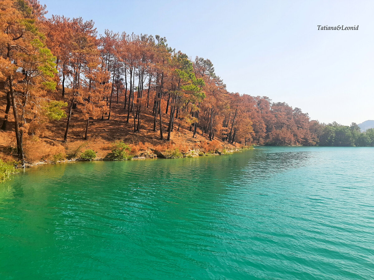 Грин Каньон и озеро Оймапинар в Манавгате. Турция