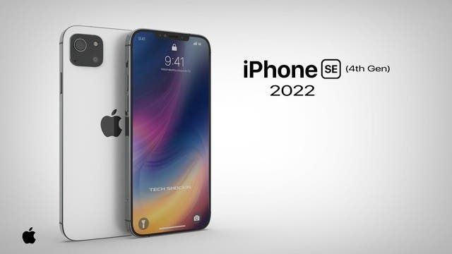 Свежий рендер нового iPhone SE 3 2023