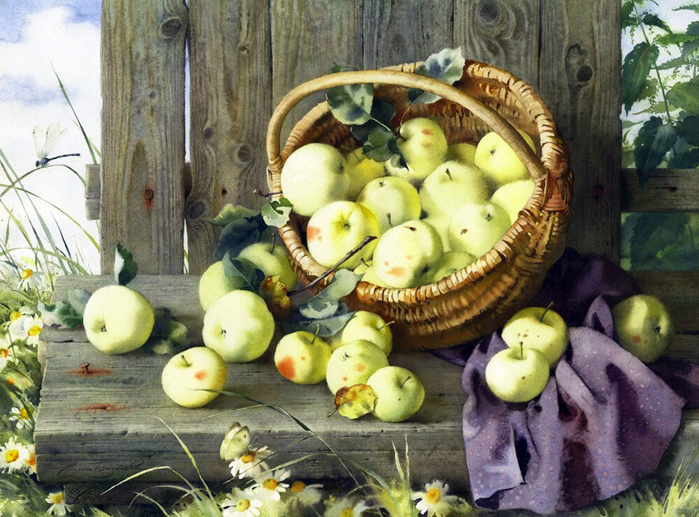 Художница Елена Базанова.