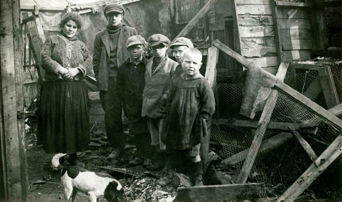 Noordwijkerhout, Netherlands In 1936, a family with eleven children was thrown out of their home because of its dilapidated condition. They found shelter in an old barn with a leaky roof.