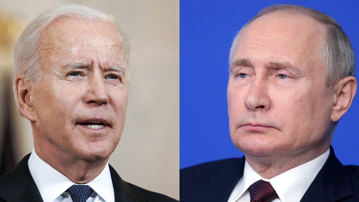    Коллаж президенты России и США Владимир Путин и Джо Байден© РИА Новости . РИА Новости