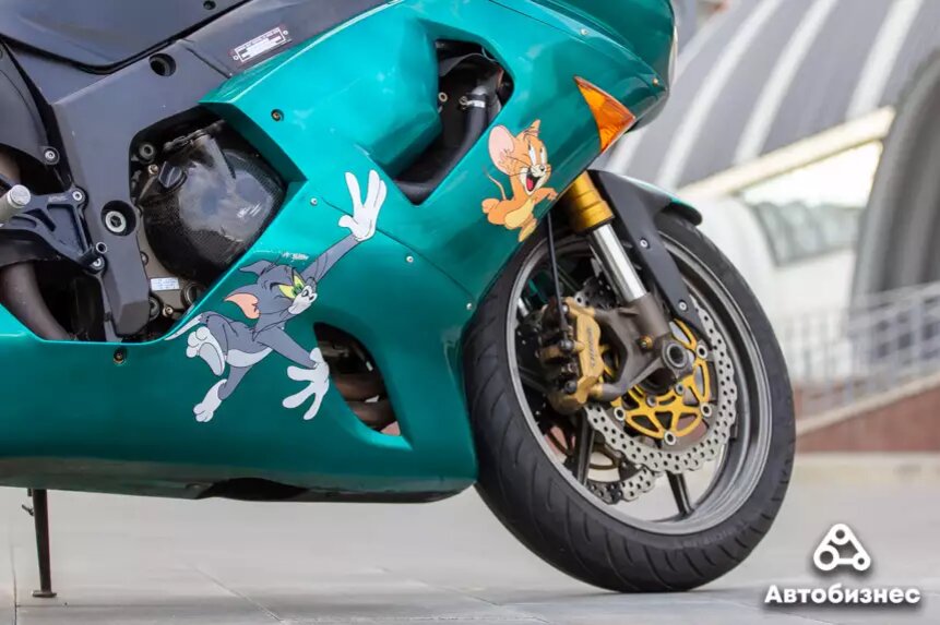 Перекраска мотоцикла Kawasaki ZX