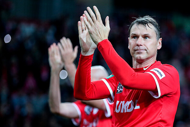    Егор Титов в матче Легенд «Спартака» и «Сборной мира».Дарья Исаева