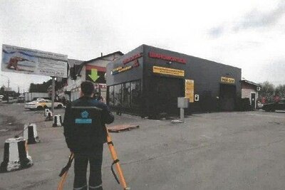    Снос незаконной шиномонтажной мастерской © Пресс-служба Главгосстройнадзора Московской области