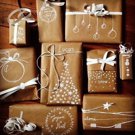 Новогодние упаковки для сладких подарков