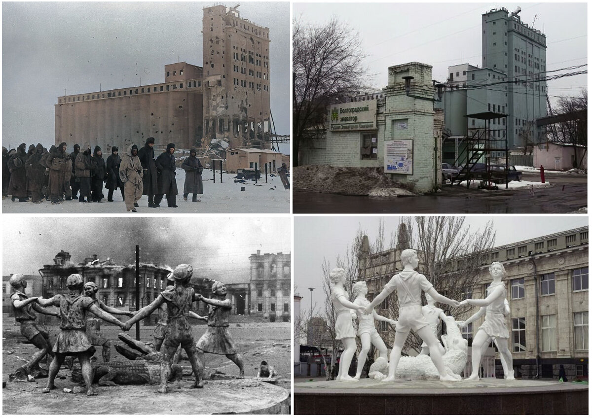 Волгоград: фото города в ходе Сталинградской битвы и сегодня | Интересная  техника | Дзен