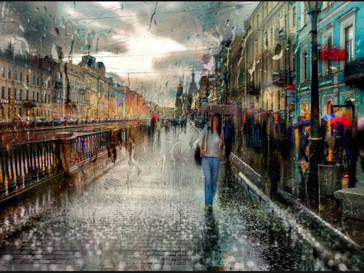 Дождь в Питере 