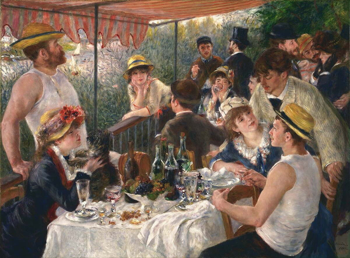 Пьер Огюст Ренуар. "Завтрак гребцов" (1880-1881)