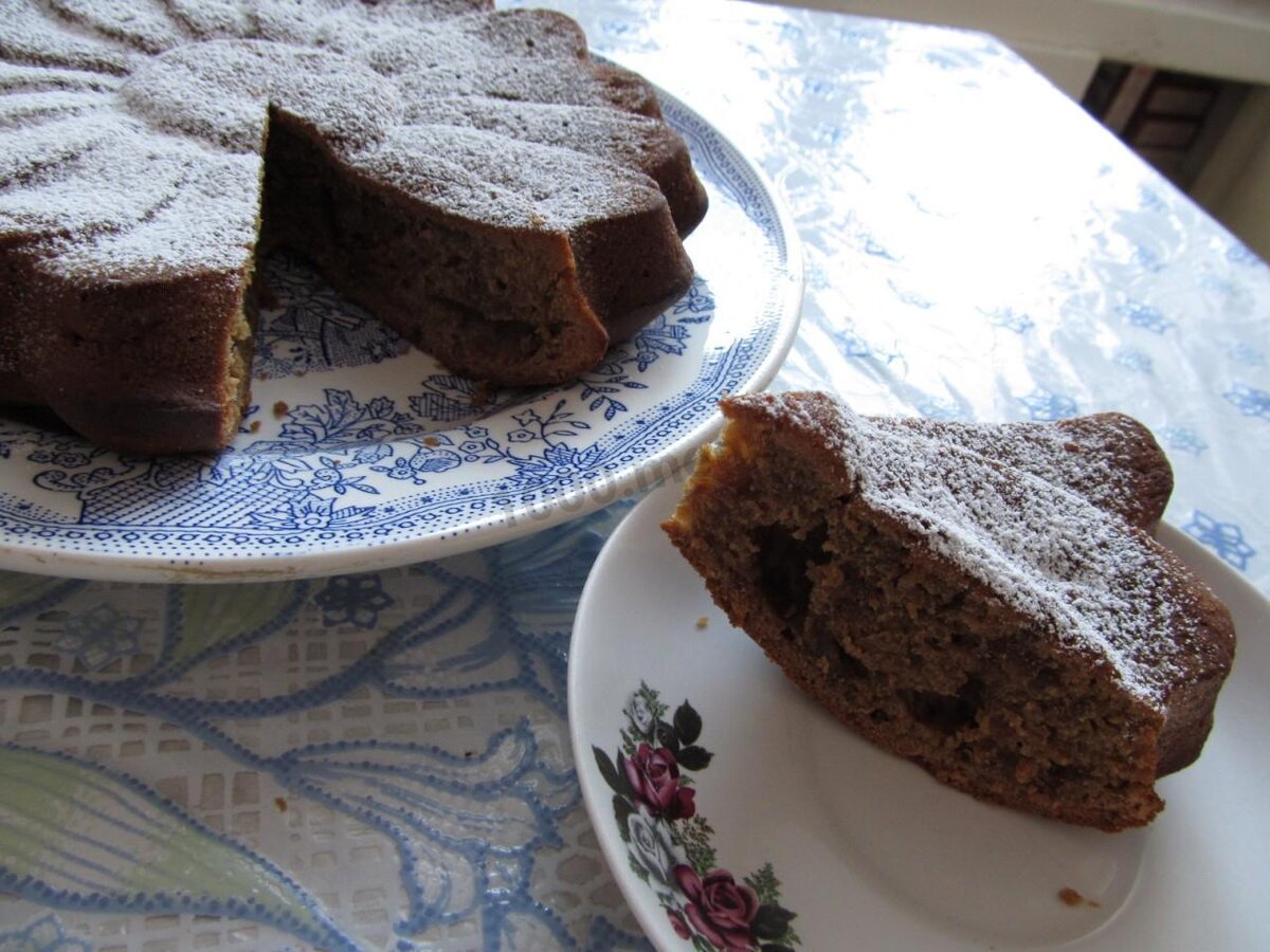 вкусный и быстрый пирог на чае за пол часа