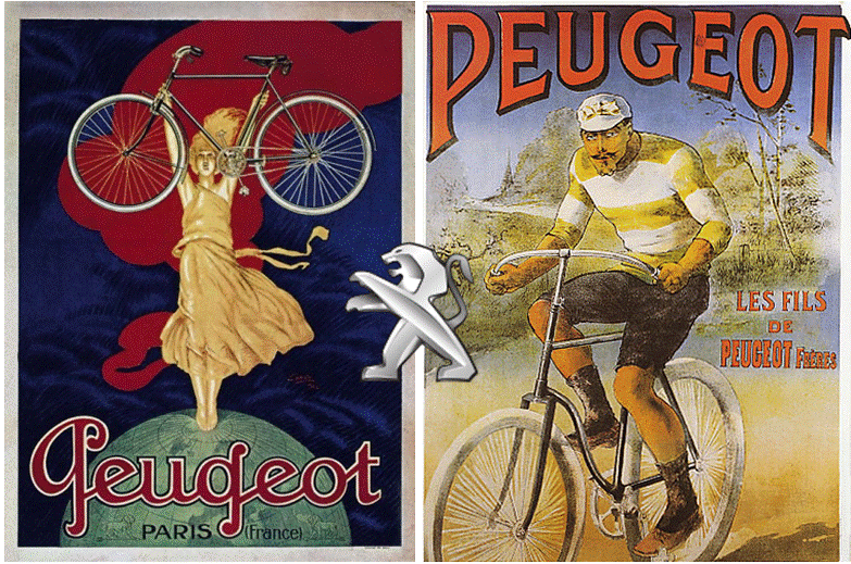 Автомобили Peugeot - дух Франции. Велосипед - это один из её символов!