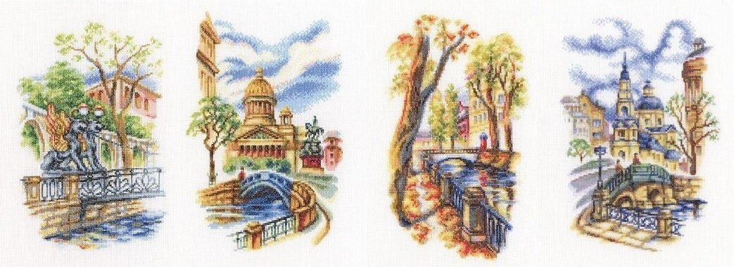 Схема вышивки петербург. РТО мосты Петербурга m541. РТО каналы Петербурга m424. РТО каналы Петербурга m421. Каналы Петербурга RTO m423.